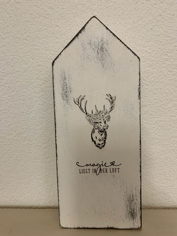 Aufsteller Hirsch