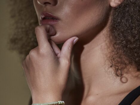 Armband Fia, hellgrün-gold