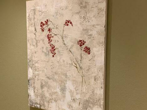 modernes Acrylbild auf Leinwand, 65x80cm