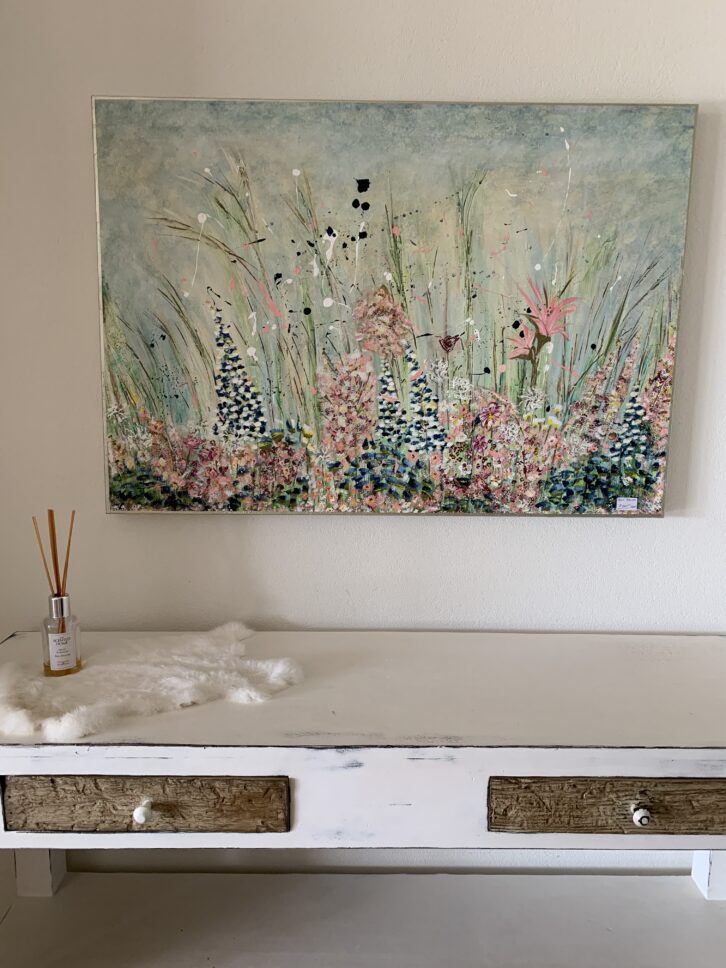 Acrylbild "Sommerwiese" 70x100cm – Bild 2