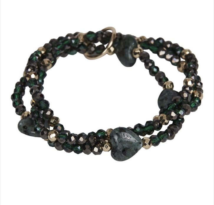 Armband Janet, green, Modeschmuck von moshi