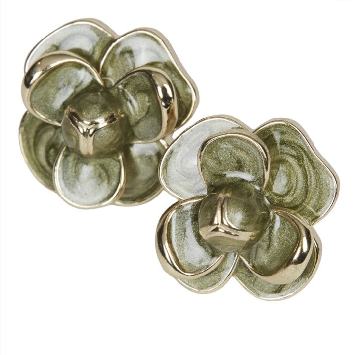 Ohrring Josie, green, Modeschmuck von moshi
