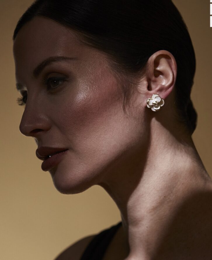Ohrring Josie, white, Modeschmuck von moshi – Bild 2