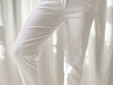 Bengaline Joggers, weiss, von Bypias, Gr. L/XL