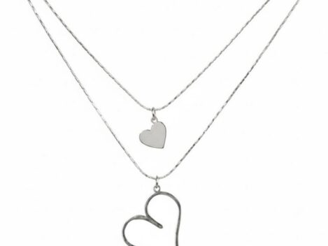 Halskette Carola, silber, (stainless steel)