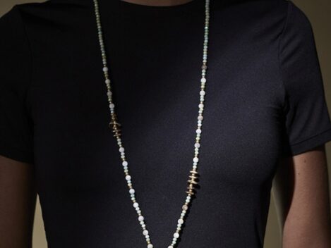 Halskette Sofie, goldenes Herz