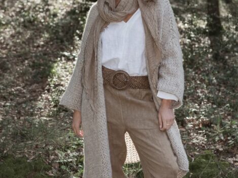 Strickjacke Wilona, beige, von Bypias