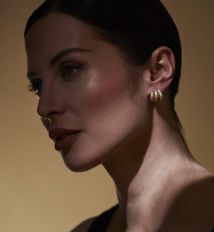 Earring Ivy gold – Bild 2